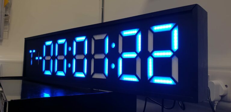 Rocket Launch Countdown Clock – Pan Galactic Tech